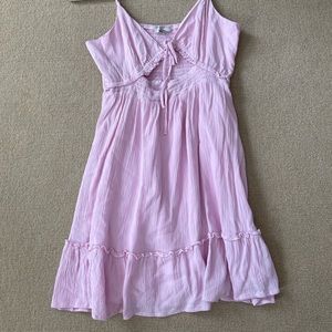 Love tree baby pink dress. size M . Adjustable straps